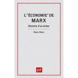 ISBN Économie de Marx. Hist.d'un échec