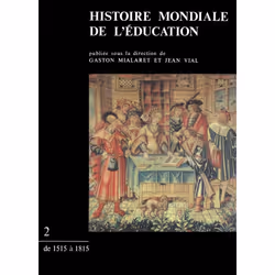 ISBN Histoire mondiale de l'éducation. Tome 2, Education, Français, 424 pages