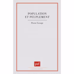ISBN Population et peuplement, Français, 208 pages