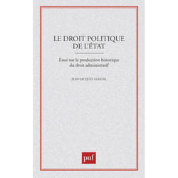 ISBN Le droit politique de l'État