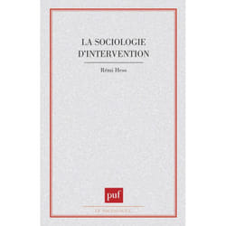 ISBN La sociologie d'intervention