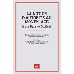 ISBN La notion d'autorité au Moyen-Âge, Français, 288 pages