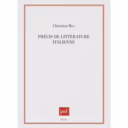 ISBN Précis de littérature italienne, Littérature, Français, 448 pages