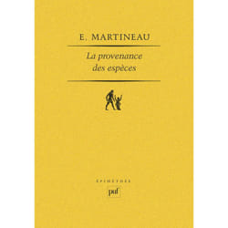 ISBN La Provenance des espèces. cinq méditations sur la libération de la liberté livre philosophie Français