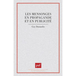 ISBN Mensonges en propagande et publicité