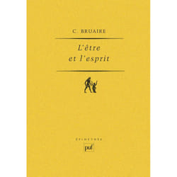 ISBN L'être et l'esprit livre philosophie Français
