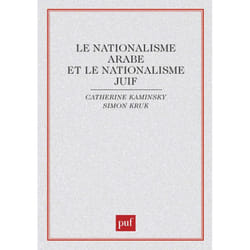 ISBN Nationalisme arabe et nationalisme juif
