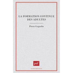 ISBN La formation continue des adultes livre Education Français