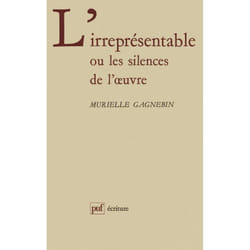 ISBN L'irreprésentable ou les silences de l'œuvre livre Littérature Français