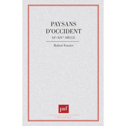 ISBN Paysans d'occident XIe-XIVe siècle