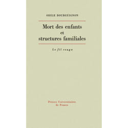 ISBN Mort des enfants et structures familiales livre Psychologie Français
