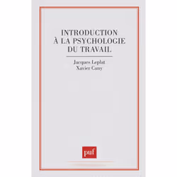 ISBN introduction à la psychologie du travail, Psychologie, Français, 240 pages