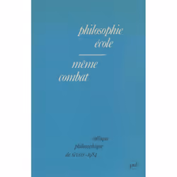ISBN Philosophie, école, même combat, philosophie, Français, 192 pages