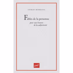 ISBN Fables de la personne. pour une histoire de la subjectivite, Littérature, Français, 224 pages