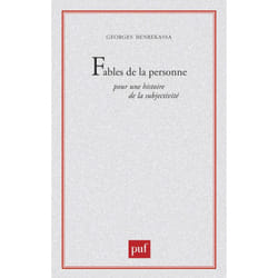 ISBN Fables de la personne. pour une histoire de la subjectivite livre Littérature Français