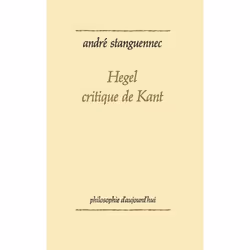 ISBN Hegel, critique de Kant, philosophie, Français, 360 pages