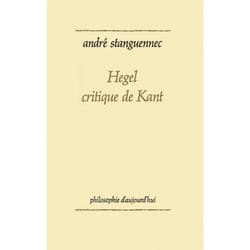 ISBN Hegel, critique de Kant livre philosophie Français
