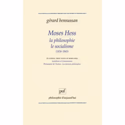 ISBN Moses Hess philosophie socialisme, Français, 224 pages
