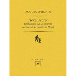 ISBN Hegel secret livre philosophie Français