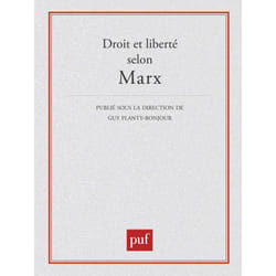 ISBN Droit et liberté selon Marx livre Loi Français
