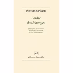 ISBN L'ordre des échanges, Français, 320 pages