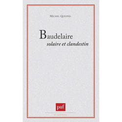 ISBN Baudelaire solaire et clandestin livre Littérature Français