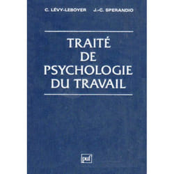 ISBN Traité de psychologie du travail