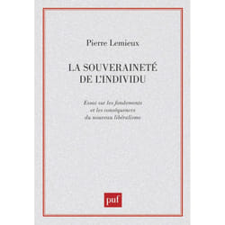 ISBN La souveraineté de l'individu