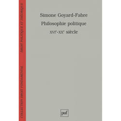 ISBN Philosophie politique (XVIe-XXe siècle)