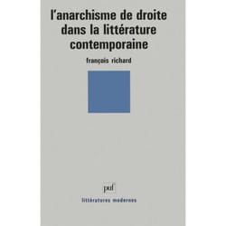 ISBN L'anarchisme de droite dans la littérature contemporaine