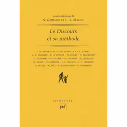 ISBN Le Discours et sa méthode, Français, 416 pages