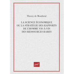 ISBN Science économique. Ou la stratégie des rapports de l'homme vis-à-vis des ressources rares. meth