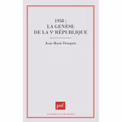 ISBN 1958 : la genèse de la Ve république, Loi, Français, 432 pages