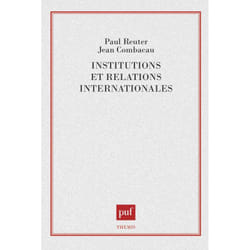 ISBN Institutions et relations internat.