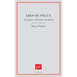 ISBN Éros de Peguy. la guerre, l'écriture, la durée