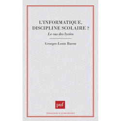 ISBN Informatique discipline scolaire ?