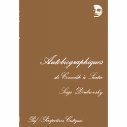 ISBN Autobiographiques : de Corneille à Sartre, Littérature, Français, 168 pages