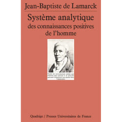 ISBN Système analytique des connaissances positives de l'homme livre philosophie Français