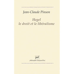 ISBN Hegel, le droit et le libéralisme livre philosophie Français