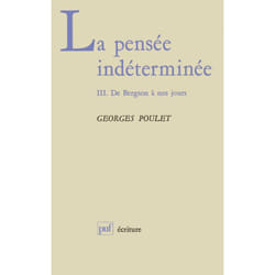 ISBN La pensée indeterminée (3) livre Littérature Français