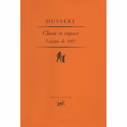 ISBN Chose et espace. Leçons de 1907, philosophie, Français, 496 pages