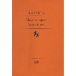 ISBN Chose et espace. Leçons de 1907 livre philosophie Français