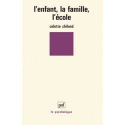 ISBN L'Enfant, la famille, l'école livre Psychologie Français