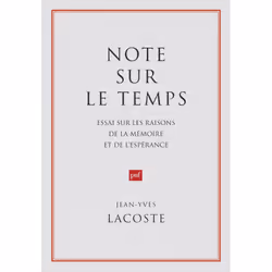 ISBN Note sur le temps, philosophie, Français, 224 pages