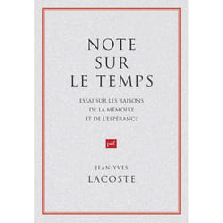 ISBN Note sur le temps livre philosophie Français