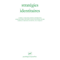 ISBN Stratégies identitaires livre Psychologie Français