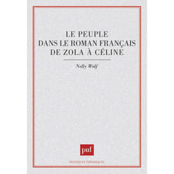 ISBN Le peuple dans le roman français de Zola à Céline livre Littérature