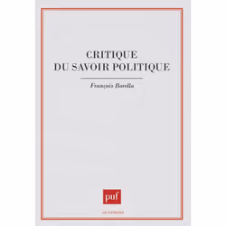 ISBN Critique du savoir politique, philosophie, Français, 240 pages