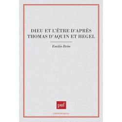 ISBN Dieu et l'être d'apres Thomas-d'Aquin et Hegel livre philosophie Français