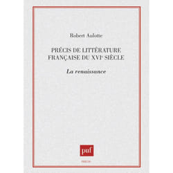 ISBN Précis de littérature française du XVIe siècle